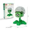16 Stili Plants vs Zombies 2 Blocchi Saggezza Bambino Giocattolo Figura Girasole Sparasemi Ciliegio Testa di Ciliegio Zombie Gioco Regalo per Bambini