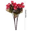 Holiday Accessories DIY Artificial Rosebud Beautiful Bouquet Simulation Rosebud Artificial Flower