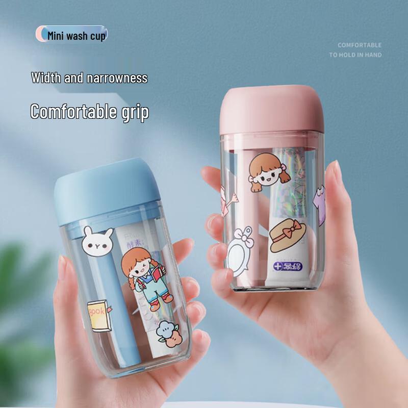 Etravel Travel Mini Wash Cup & Toothbrush Set