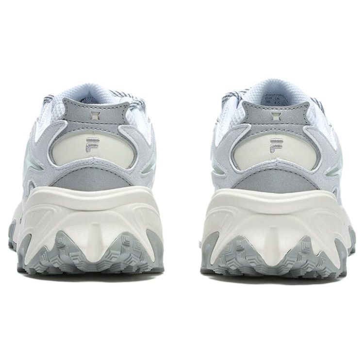 Fila Fusion Ancerus Plus One-Eyed Shoes Fabric Synthetic Leather TPU Fresh Versatile Low-Top Dad Shoes Women Sneaker White Blue T12W321601FWW