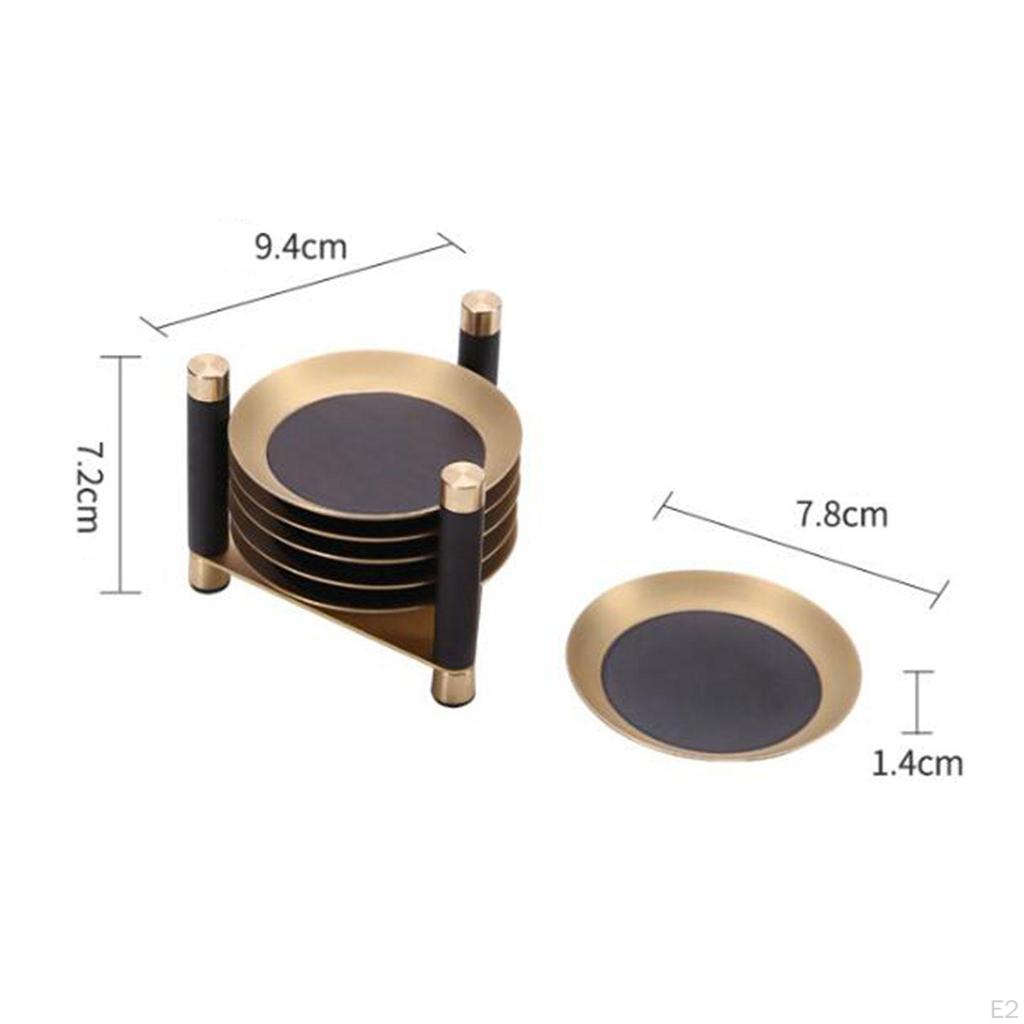 Podkładki pod herbatę, Podkładki na stół Mosiężne Ochronne Pod napoje na Bankiet