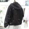The Thilbery Fake Leather Check Hooded Layered Jumper NCMTR9M0JP07W