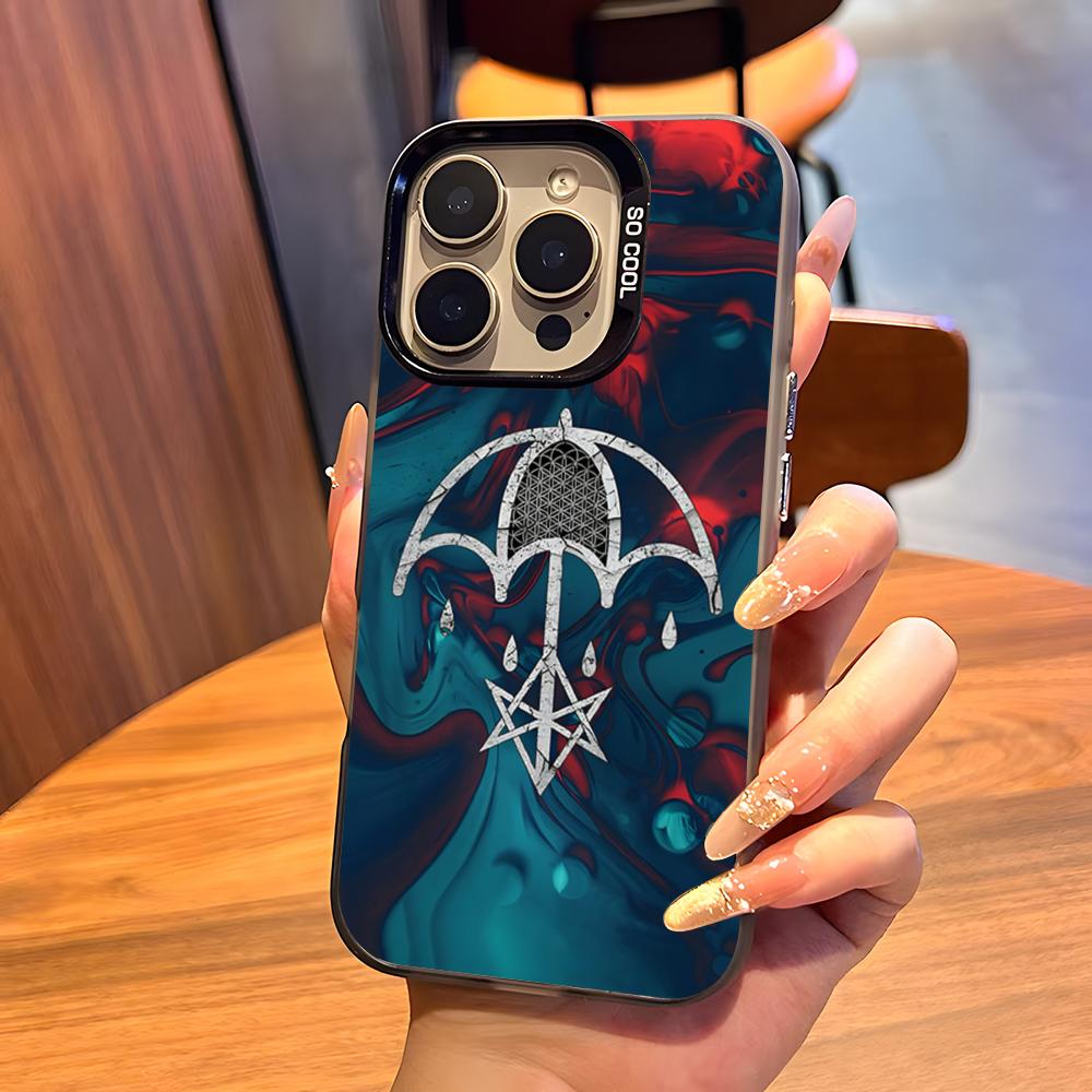 Bring Me The Horizons Phone Case For IPhone17 Air 16 15 14 Plus 13 12 11 Pro 7 8 XS Max XR Silver Black Bumper Case