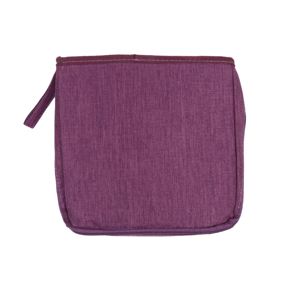 

Многофункциональная косметичка большой вместимости, пенал, многослойная сумка для ручек из ткани Оксфорд, простой органайзер для туалетных принадлежностей, канцелярский пенал для студентов фиолетовый