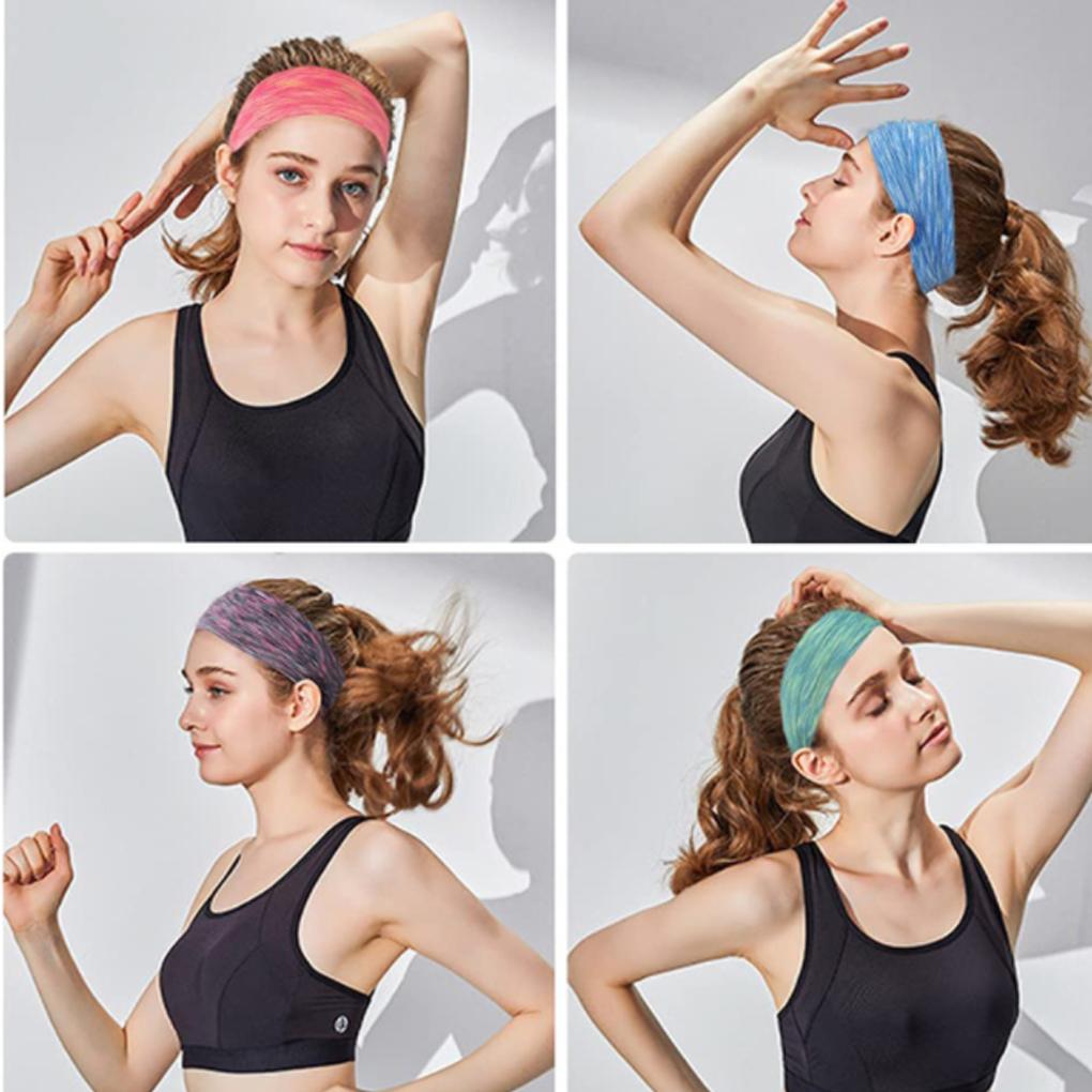 Elastic Yoga Headband Sport Sweatband Women Men Running Hair Band Workout Turban Outdoor Gym Fitness Bandage for
