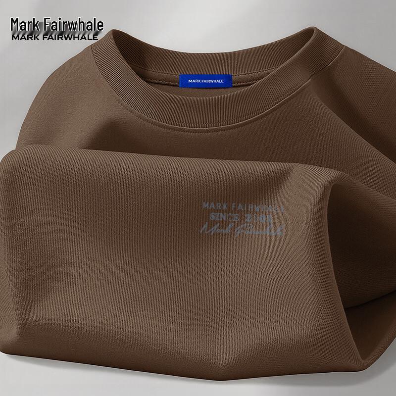 MARK FAIRWHALE Men's Heavyweight Cotton Long-Sleeve T-Shirt