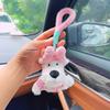 West Highland Terrier Plush Pendant: Stylish Sweater Bag Charm and Car Accessory