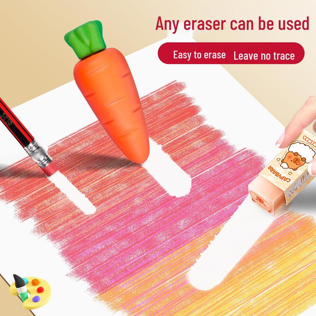 Erasable Colored Pencils & Pens Set - 48 Colors for Art & Doodling, 12 Colors for Sketching