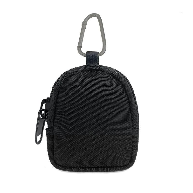 Mini Portable Coin Pouch Key Wallet Holder Men Coin Purses Pouch Bag Keychain Zipper Pocket Outdoor Key Bag