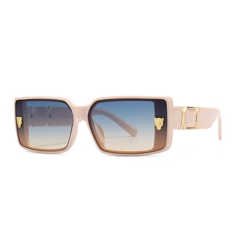 New Fashion Brand Luxury Designer Sunglasses Women Men Leopard Vintage Trendy Elegant Shades Glasses Travel Cute Top Sunglasses