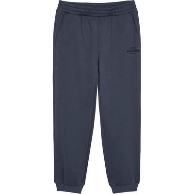 Solid Color Mid-Rise Stretch Knit Sports Pants Men Bottoms Odyssey-Gray L424M092-026R