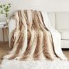 Flannel Blanket Animal Stripe Pattern Personalized Blanket Digital Printing Blanket Source Manufacturer Wholesale