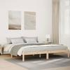 VidaXL Extra Long Bed Frames Without Mattress 180x210 Cm Solid Pine Wood, Bed, Bedroom Furniture, Wooden Bed, Double Bed, 852410