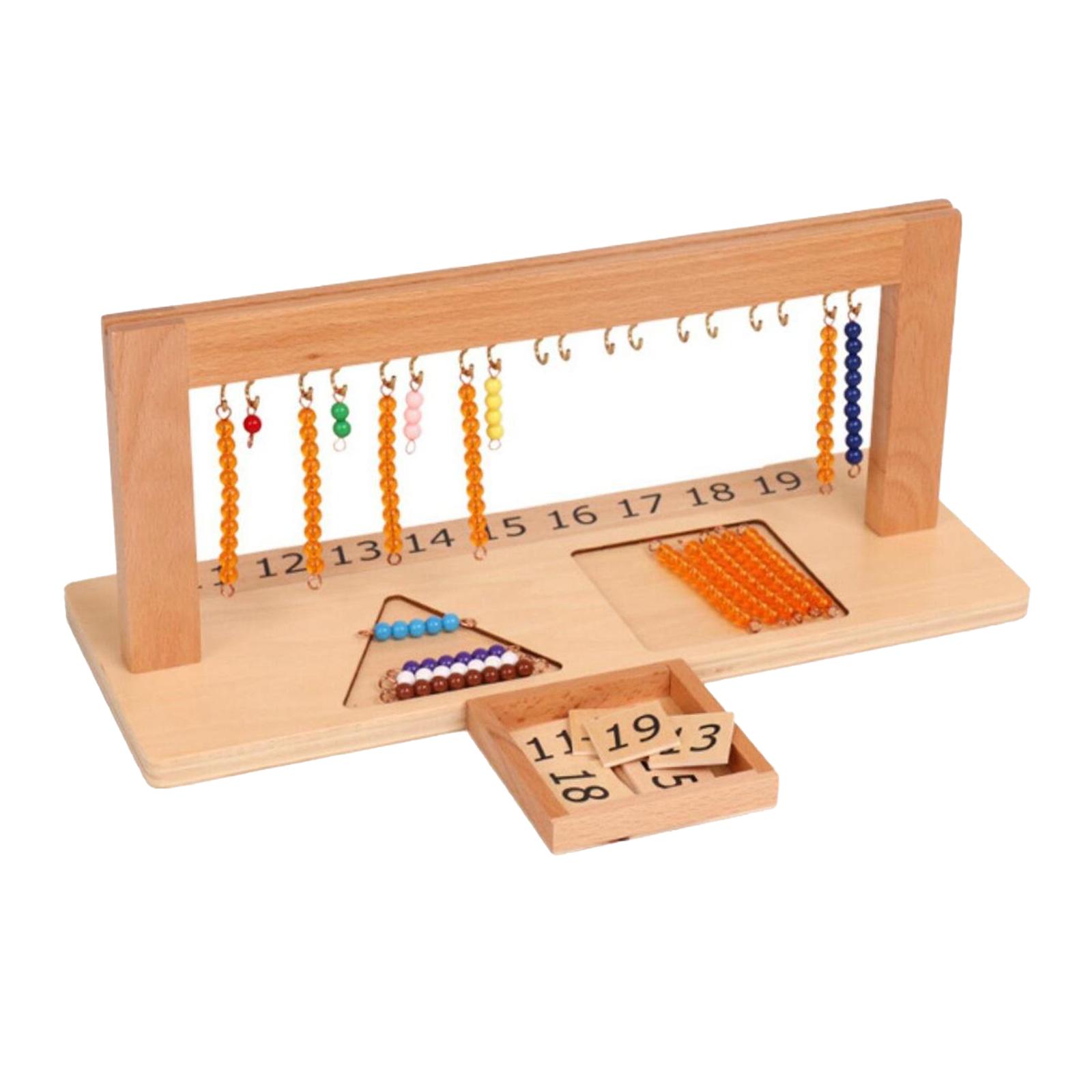 Baby Toy Montessori Math Toy Colorful Beads Children Early Educational Learning Toys New Year Gifts