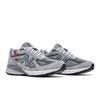 New Balance 990v4 Made In USA 'Red Label - Grey' (Unisex) Grey / Red Running Shoes M990VS4