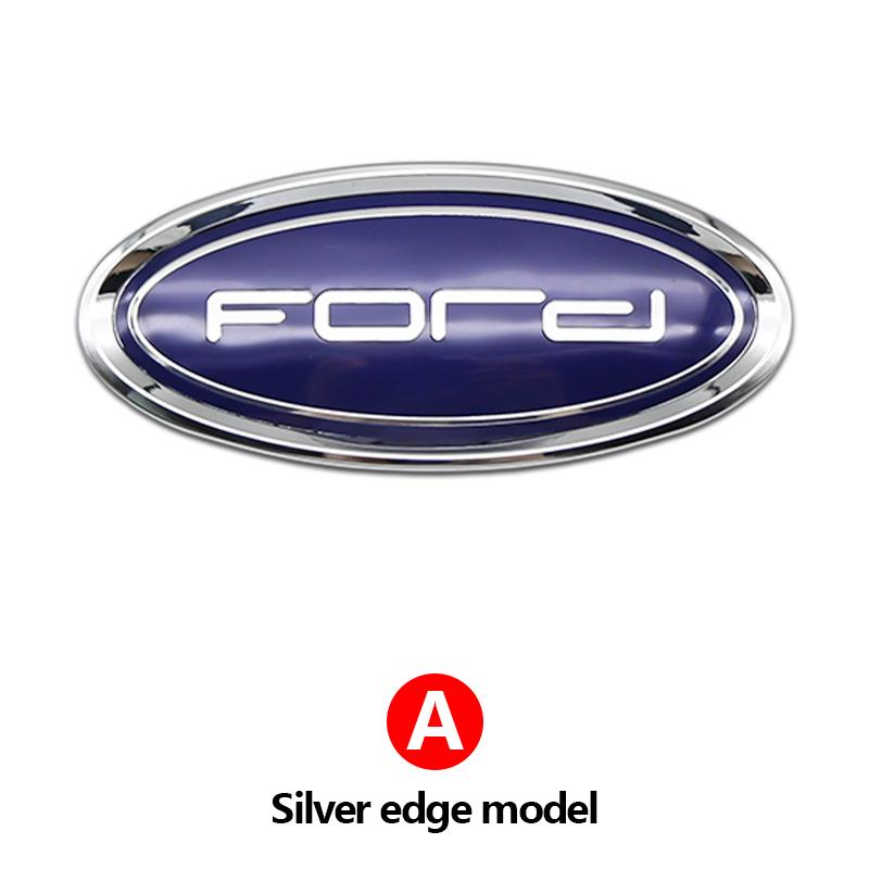 Auto Replacement Parts 9.5cm 11.5cm 13cm ABS Front Hood Rear Trunk Emblem Badge For Ford Focus Mondeo Ranger Fiesta Escape Kuga
