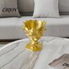 Non Fragile Tabletop Vase Creative 3D Printed Flower Vase, Modern Decorative Minimalist Container, Elegant Aesthetic for Living Room Artistic