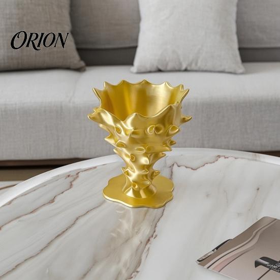 Non Fragile Tabletop Vase Creative 3D Printed Flower Vase, Modern Decorative Minimalist Container, Elegant Aesthetic for Living Room Artistic