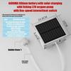 Multifunction ABS Solar Oxygen Pump Five-Speed Solar Powered Oxygen Generator Adjustable Ultra-quiet Oxygen Compressor Aquarium