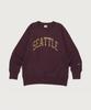 Champion Reverse Weave Blu-Tack Brushed Graphic Sweatshirt Dark Purple