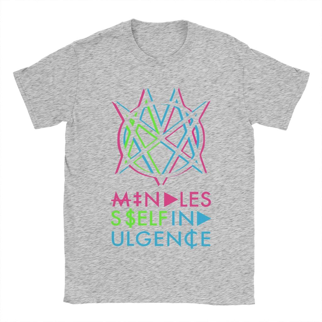 Mindless Self Indulgence T-Shirt Summer  Cotton T-Shirts For Men Fashion Print Tee Shirt Short-Sleeved Streetwear Tees