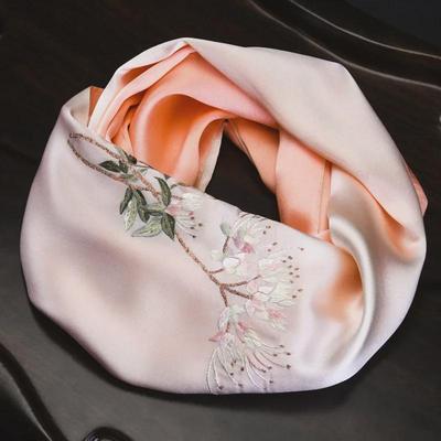 Women's Suzhou Silk Embroidery Scarf: Elegant Cheongsam Shawl, Perfect Summer Gift for Mother