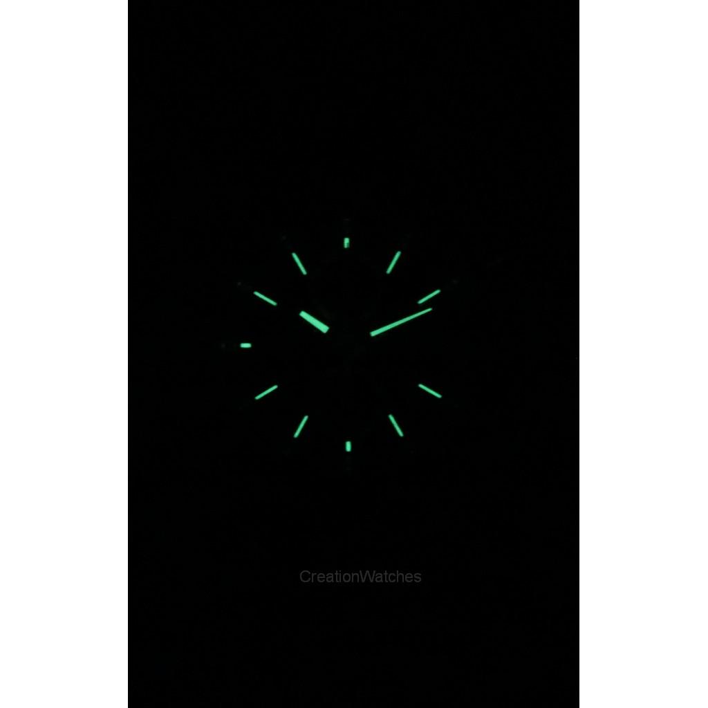 Seiko Spirit Chronograph Stainless Steel Black Dial Quartz SBTR005 100M Men's Watch