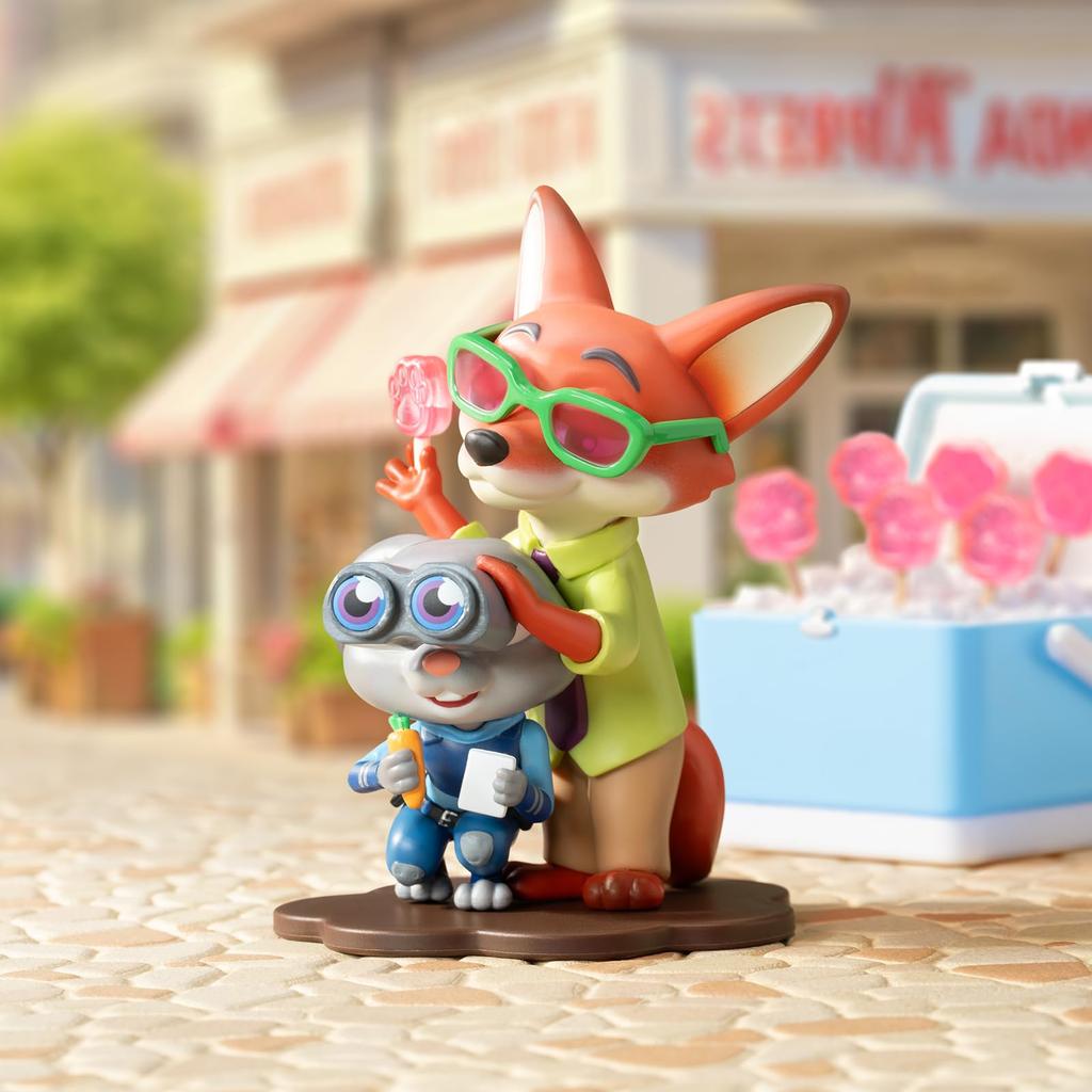52TOYS Blind Box Zootopia Best Duo Series Blind Box Figure Collection Toy Painted Box Set Zootopia's 8.5cm