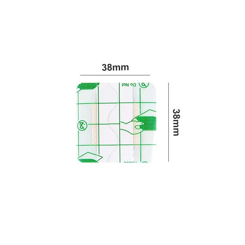 50PCS 38*38mm Transparent PU Square Band-Aid Waterproof Adhesive Bandage Protective Sticker