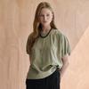 Loose Fit Balloon Sleeve Short Sleeve Blouse Zf08qb029na