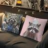 Funny Animals Bathroom Pillowcase Toon Gift Cushion Cover Bedroom Home Sofa Chair Seat Decor Pillow Case
