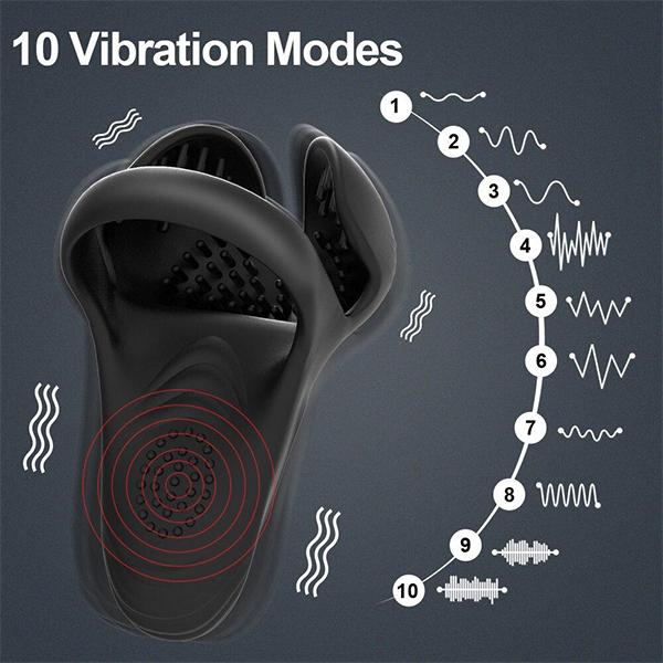 Penis Massager Vibrator Cockring Penis Cock Ring On for Man Delay Ejaculation Sex Toys for Men Penisring Scrotum Stimulator