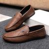 Fashion Moccasin Black Lightweight Male Casual Shoe Size 44 Common High Quality Fashion In Promotion Summer Sale New Men's Leather Shoes