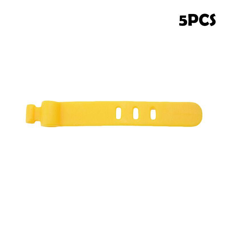 Keep Your Cables Organized With 5pcs Universal Line Storage Clips
