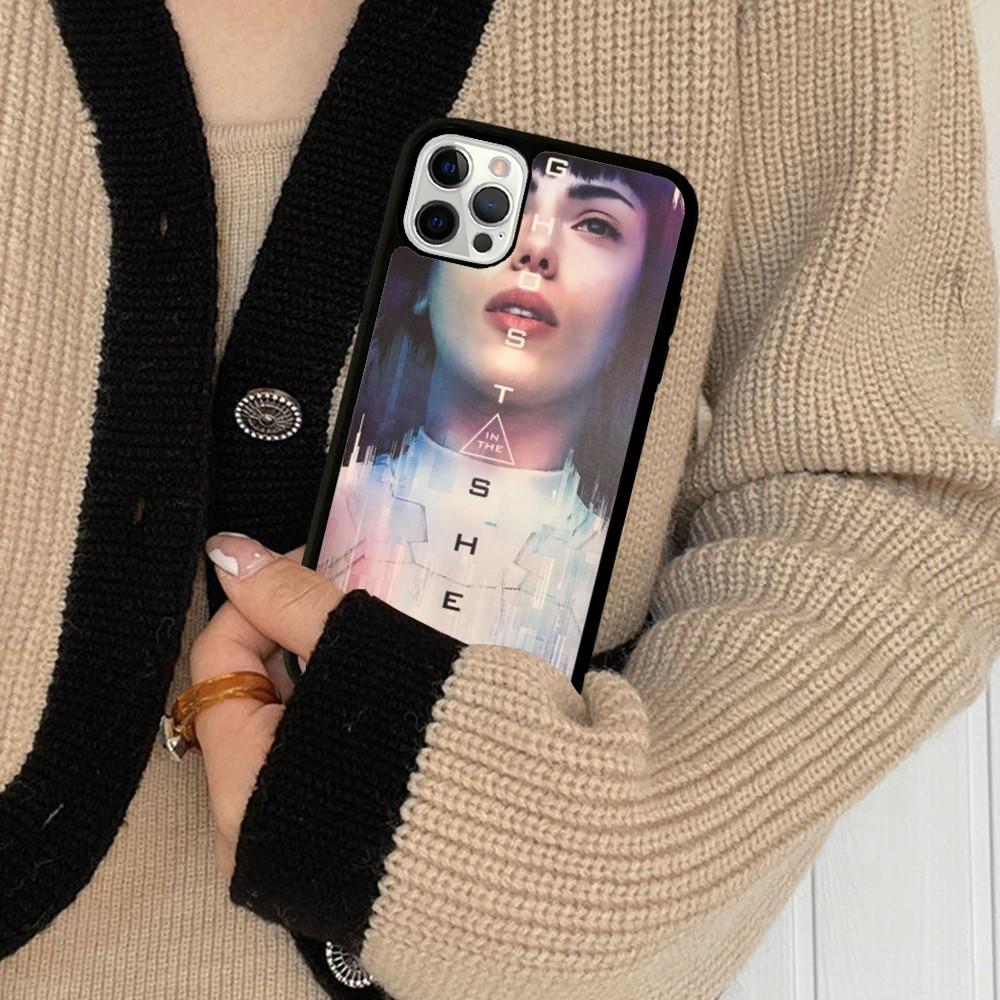 

Ghost in the Shell Phone Case Silicone PC+TPU For For iPhone 11 12 13 14 15 16 Plus Pro Max Cover iPhone 12 Mini