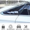 for Hyundai Sonata 2015 2016 2017 2018 2019 Racing Style Rear Side Window Louvers Side Window Scoop Covers Vent Auto Exterior Decoration Accessories