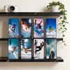 Skiing Phone Case Black Silicone Soft For Samsung S25,S24,S21,S22,S23,S30,Ultra,S20,Plus,Fe,Lite