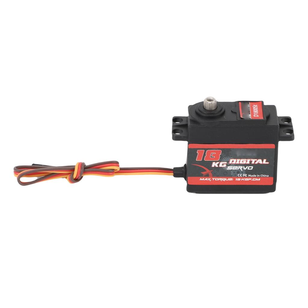 Digital Servo with Wire Metal Gear High Torsion Servo Motor for RC Car Truck Crawler Boat Robot 180 Degree Rotation
