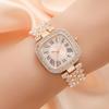 Starry Sky Square Diamond Studded Women's Fashion Watch with Bracelet Style