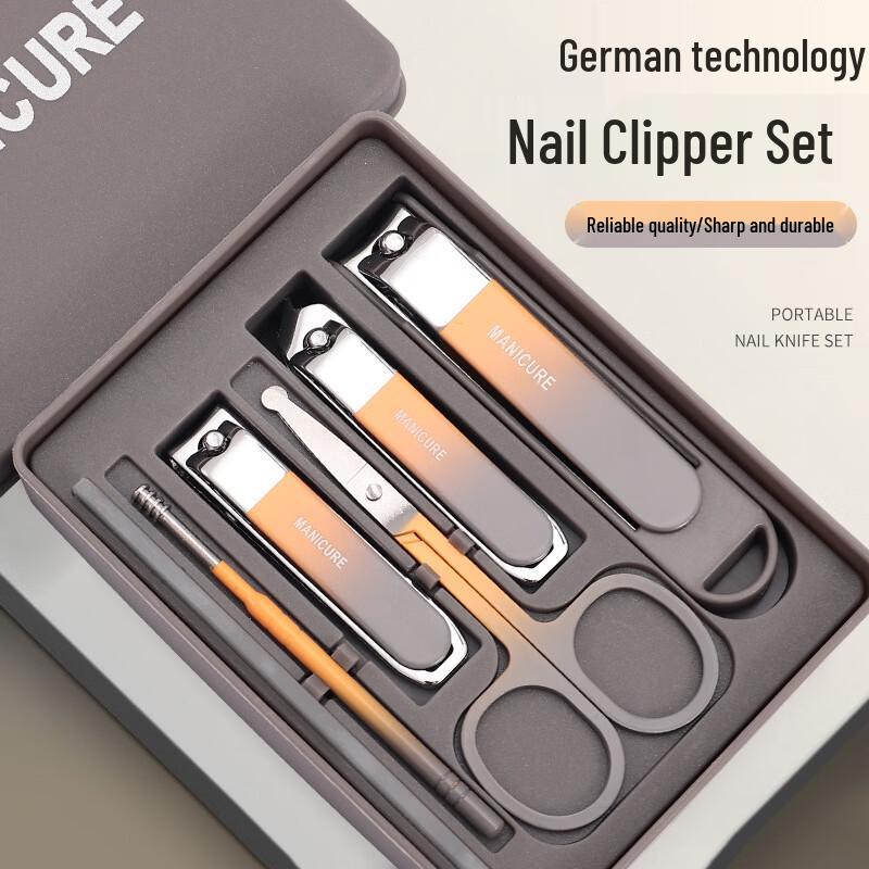 Yuanzu Gradient Anti-Splash Nail Clipper Set