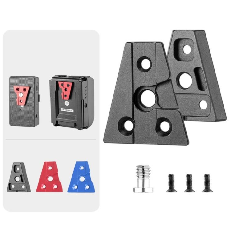 V Mount Battery Connection Plate for Cameras Metal Construction Easy Installation