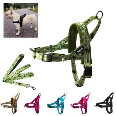 Szelki dla psa Bezuciskowe Szelki dla psa Regulowana kamizelka do chodzenia i treningu dla średnich i dużych psów Buldog