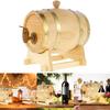 1.5L Wood Wine Barrel Vintage Oak Beer Brewing Accessories Whiskey Storage Container Home Decoration Wine Bar Tools