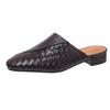 Neue Damen-Taschen-Kopf-Slipper rutschfeste Übergrößenschuhe beliebt in Europa und Amerika 2025 goldene flache coole Slipper Damen