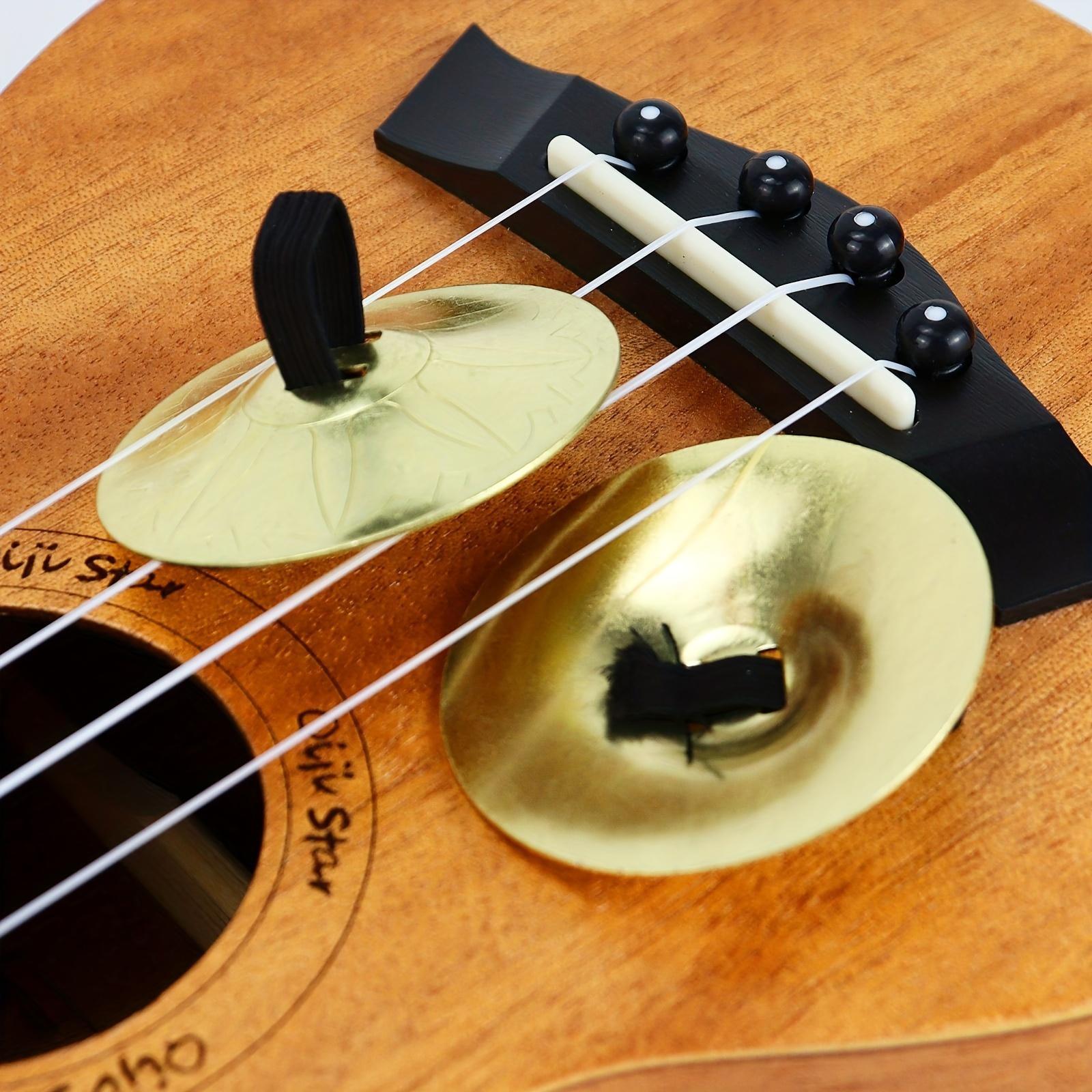 

2Pcs Unique Mini Musical Instruments - Belly Dancing Finger Cymbals. Fun Percussion Props for Musical Expression & Performance. латунний
