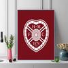 Heart of Midlothian FC Pattern  3pcs 100% Round Full Drill 5D DIY Diamond Painting Embroidery Cross Stitch Rhinestone Décor