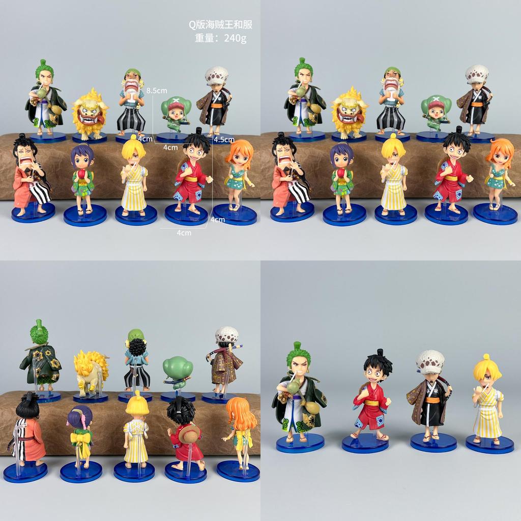 One Piece Anime Model Pvc Figures With Assembleable Design For Collectors And Display Use