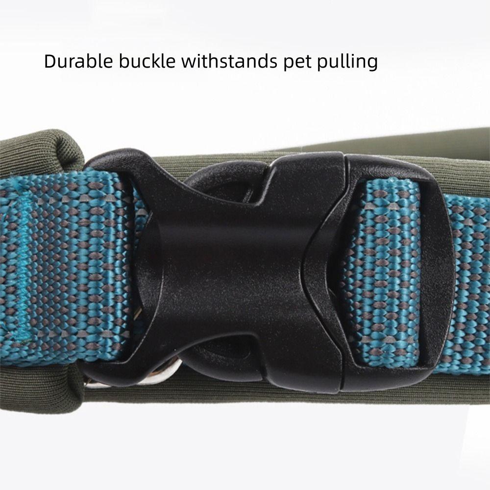 Elastic Webbing Pets Collar for Medium Large Dogs No Pull Dog Safety Buckle Chain Pet Accessories