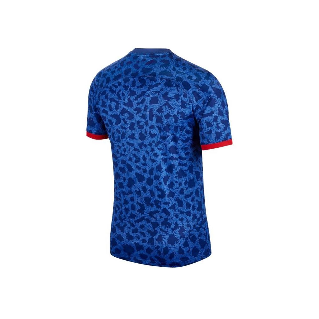Nike Dri-Fit Quick-Drying Breathable Match Short Sleeve Soccer Jersey Men jersey Royal-Blue FV3510-433