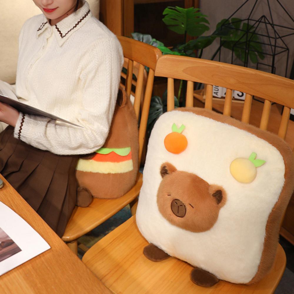 Simulation Bread Capybara Pillow 20~36CM Kapibala Plush Doll Kawaii Stuffed Plush Toy
